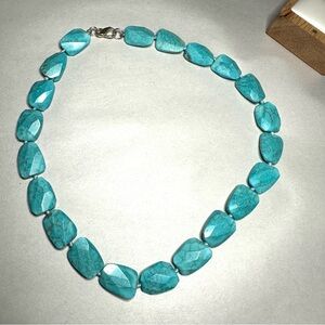 Chic Turquoise Gemstone Necklace